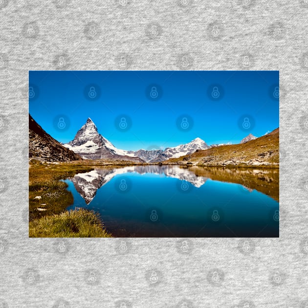 Matterhorn mirroring Swiss Alps / Swiss Artwork Photography by RaphaelWolf